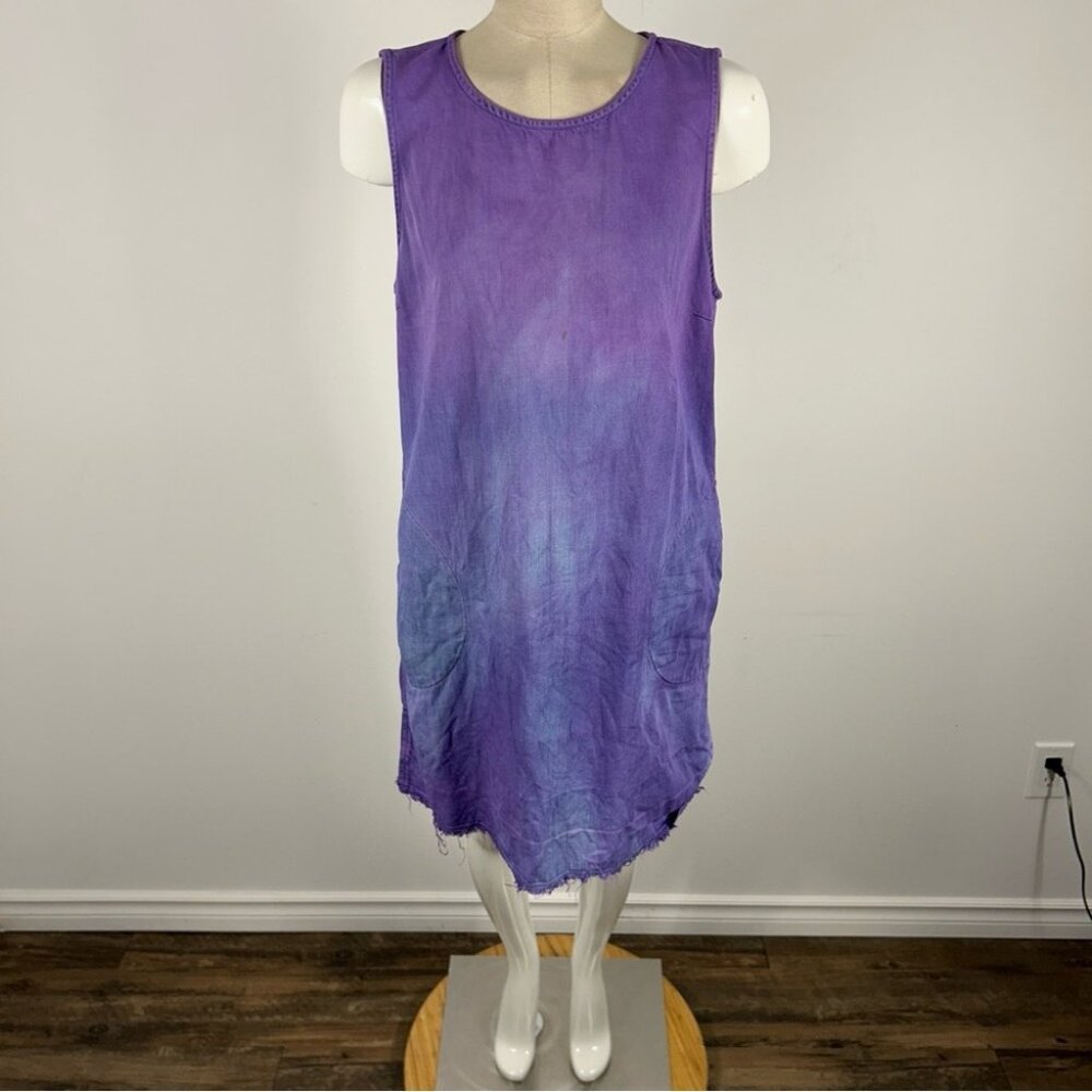 💕Bella Dahl Purple Ombre Sleeveless Dress M